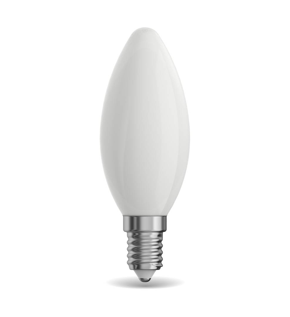 xanlite - Ampoule Filament LED Flamme Opaque, culot E14, 250 Lumens, équivalence 25W, 4000K, Blanc neutre - Image 7