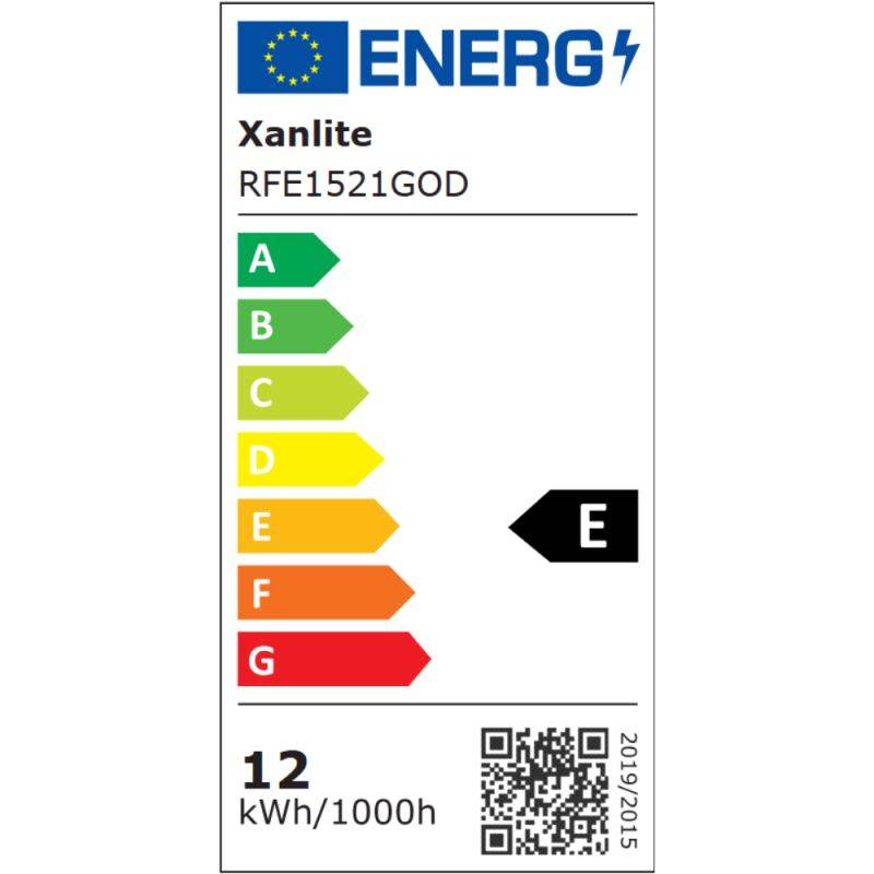 xanlite - Ampoule Filament LED A60 Opaque dimmable, culot E27, 1521 Lm, équivalence 100W, 2700K, Blanc chaud - Image 4