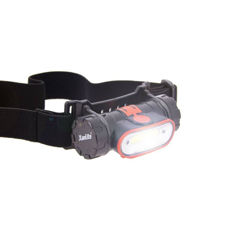 xanlite - Lampe torche frontale LED orientable USB recharg. 350 Lum. 3 modes, auto 6h 6500K Blanc froid - Image 3