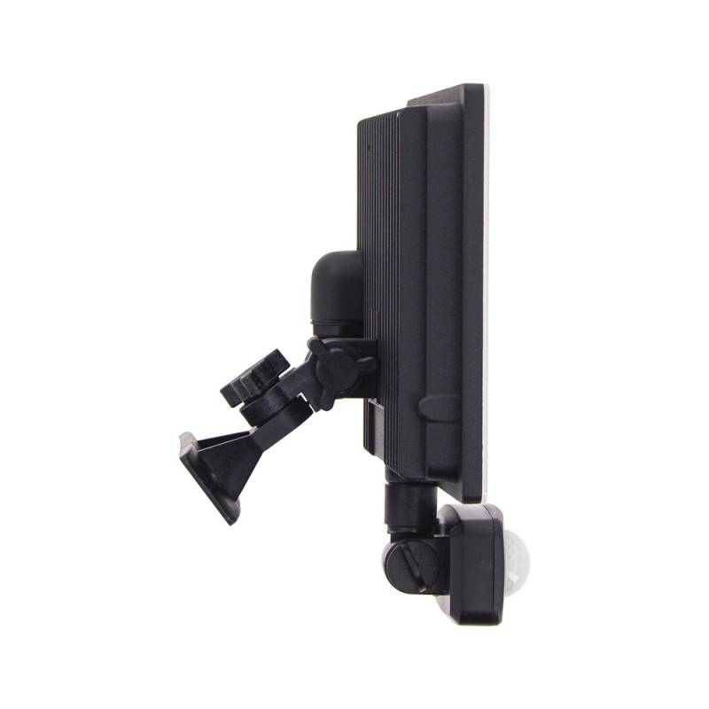 xanlite - Projecteur mural noir LED IP44 détecteur de mouvement désactivable 2600 Lum.160W 6500K Blanc froid