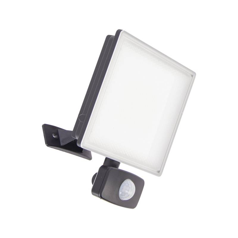 xanlite - Projecteur mural noir LED IP44 détecteur de mouvement désactivable 2600 Lum.160W 6500K Blanc froid - Image 5