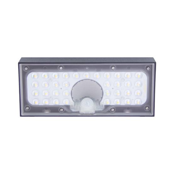 xanlite - Applique solaire LED noire, détecteur de mouvement désactivable, IP44, 900 Lm, 4000K, Blanc neutre - Image 3