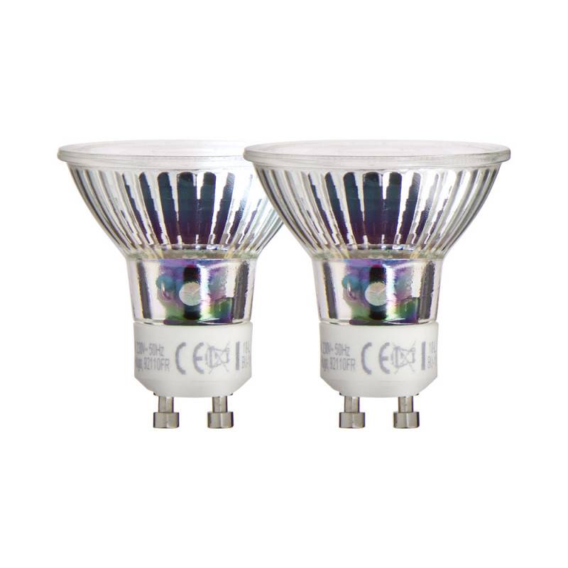 xanlite - Lot de 2 ampoules SMD LED spot, culot GU10, 520 Lumens, équivalence 75W, 4000K, Blanc neutre - Image 1