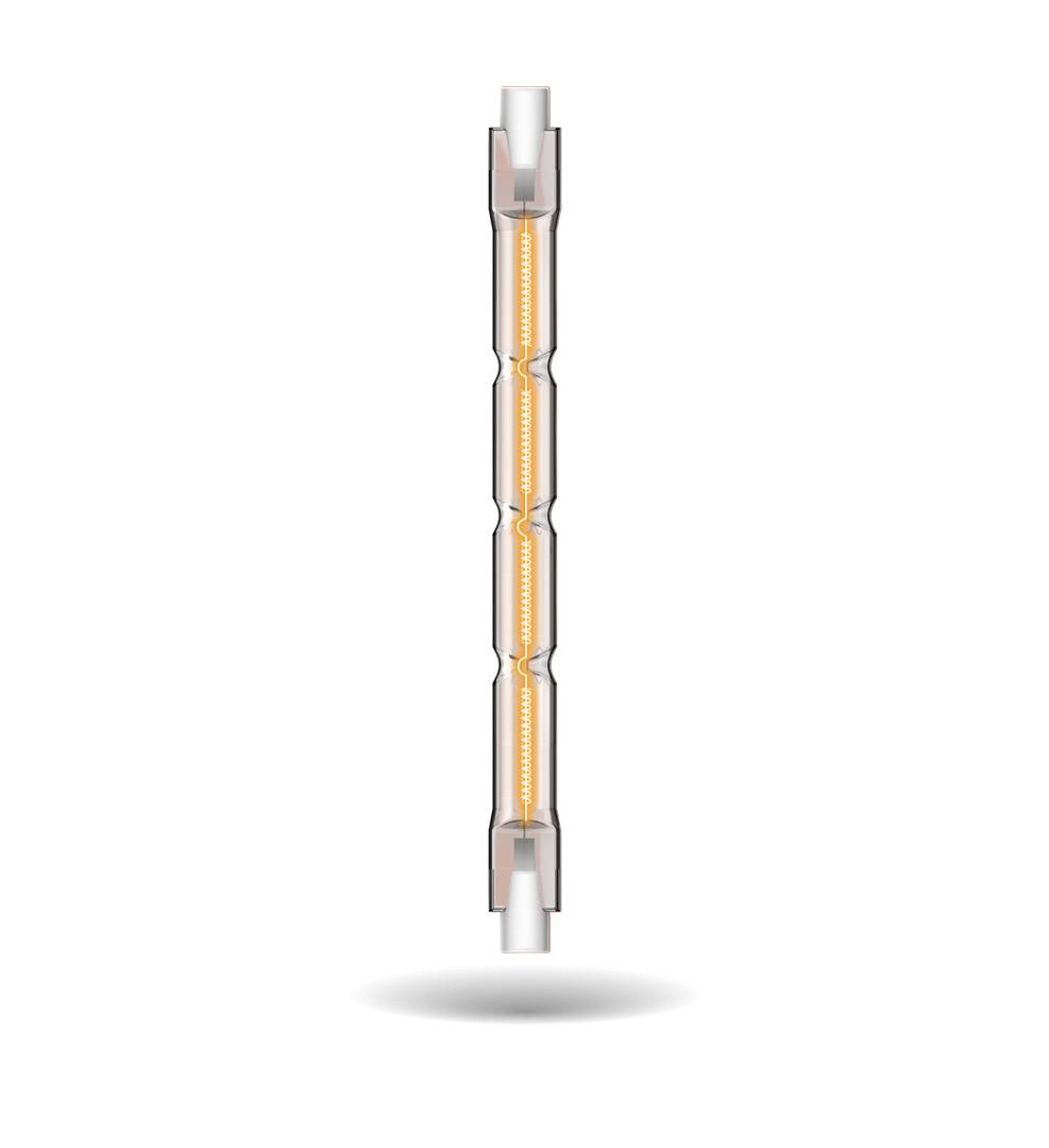 xanlite - Lot de 2 ampoules halogènes dimmables culot R7S 118mm 2200 Lum. équivalence 138W 2900K Blanc chaud - Image 6