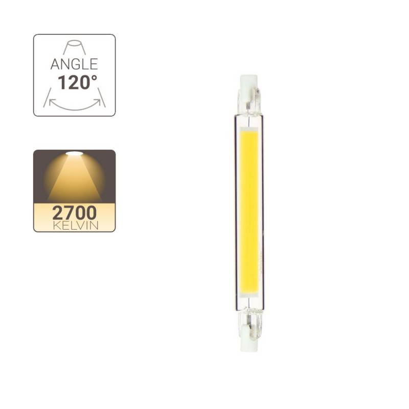 xanlite - Ampoule Filament LED Crayon, culot R7S, 800 Lumens, équivalence 60W, 2700K, Blanc chaud - Image 3