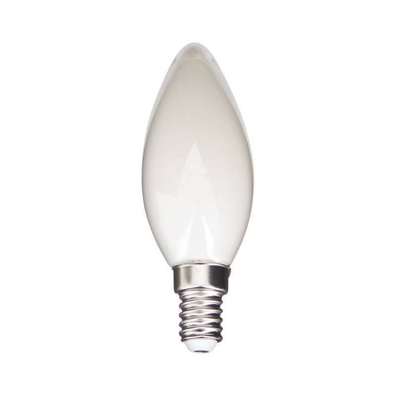 xanlite - Ampoule Filament LED Flamme Opaque, culot E14, 470 Lumens, équivalence 40W, 4000K, Blanc neutre - Image 4