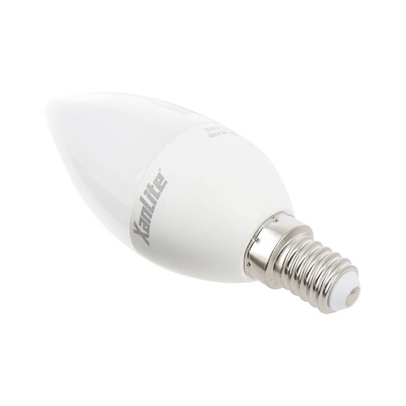 xanlite - Ampoule SMD LED Flamme Opaque, culot E14, 470 Lumens, équivalence 40W, 4000K, Blanc neutre - Image 5