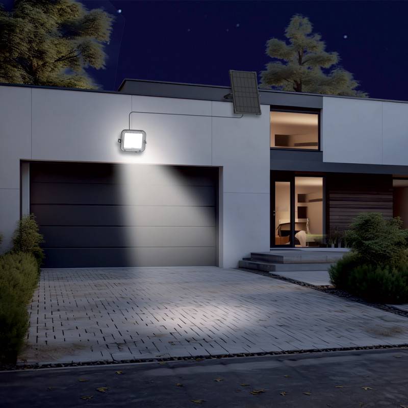 xanlite - Projecteur solaire LED mural contrôlé par télécommande, IP65, 2800 Lumens, 3000K, Blanc chaud - Image 6