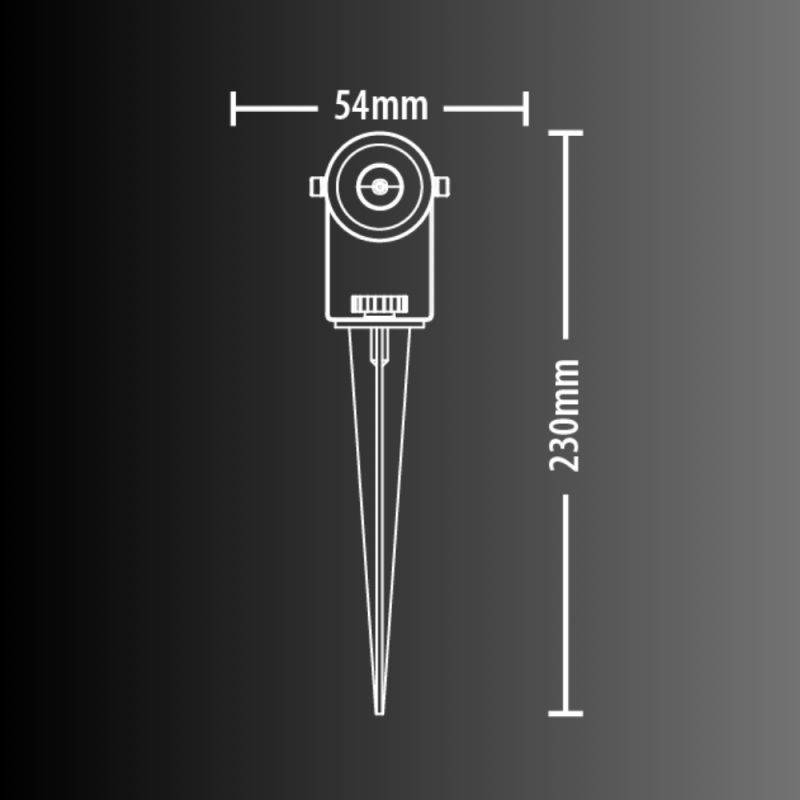 xanlite - Lot de 2 projecteurs solaires LED, IP44, 2 modes d'éclairage, 450 Lumens, Blanc froid - Image 4