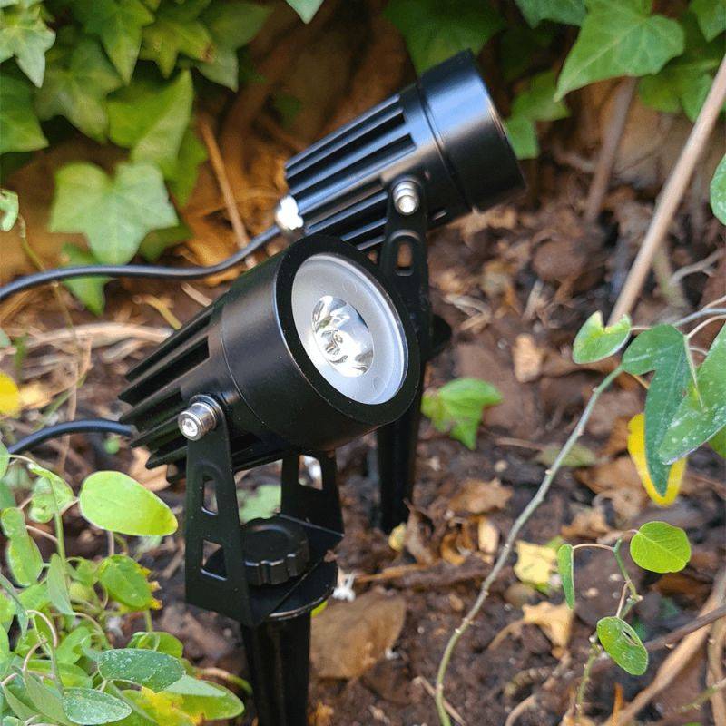 xanlite - Lot de 2 projecteurs solaires LED, IP44, 2 modes d'éclairage, 450 Lumens, Blanc froid - Image 6