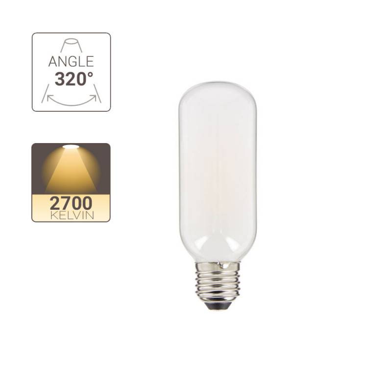xanlite - Ampoule Filament LED Opaque T45, culot E27, 1055 Lumens, équivalence 75W, 2700K, Blanc chaud - Image 3