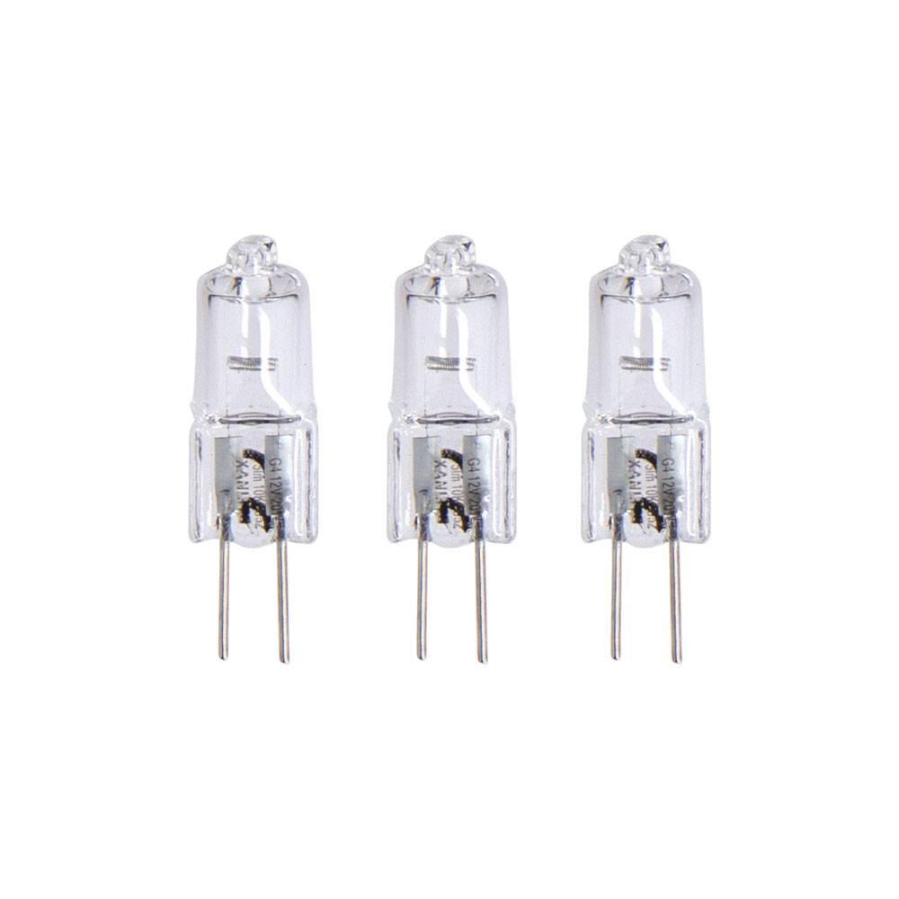 xanlite - Lot de 3 ampoules halogènes culot G4, 375 Lumens, 2900 K, Blanc chaud, Dimmable - Image 3