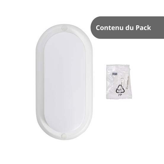 xanlite - Hublot LED oblong blanc, IP65, 1500 Lumens, CCT - Image 4