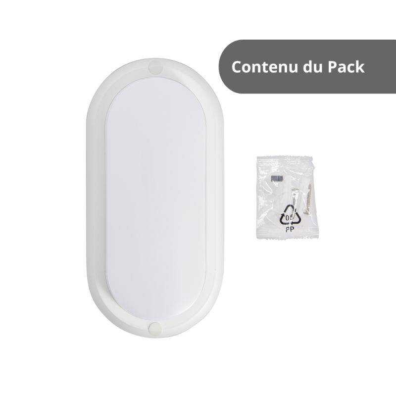 xanlite - Hublot LED oblong blanc, IP65, 1500 Lumens, CCT - Image 4