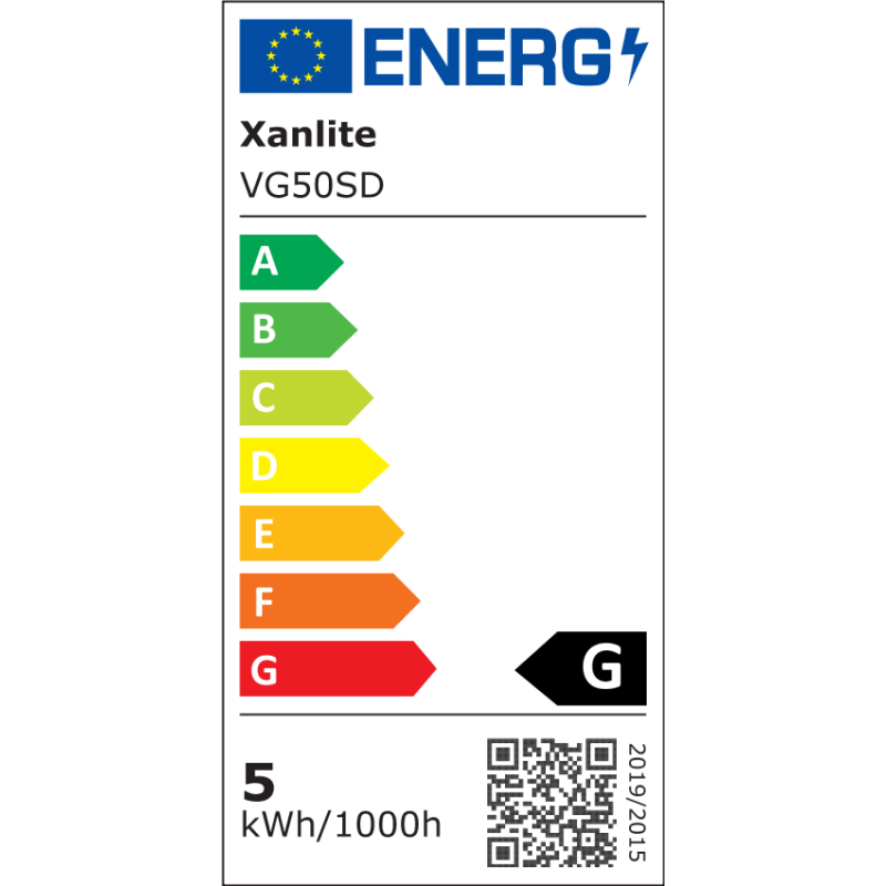 xanlite - Ampoule SMD LED dimmable, culot GU10, 345 Lumens, équivalence 50W, 2700K, Blanc chaud - Image 5