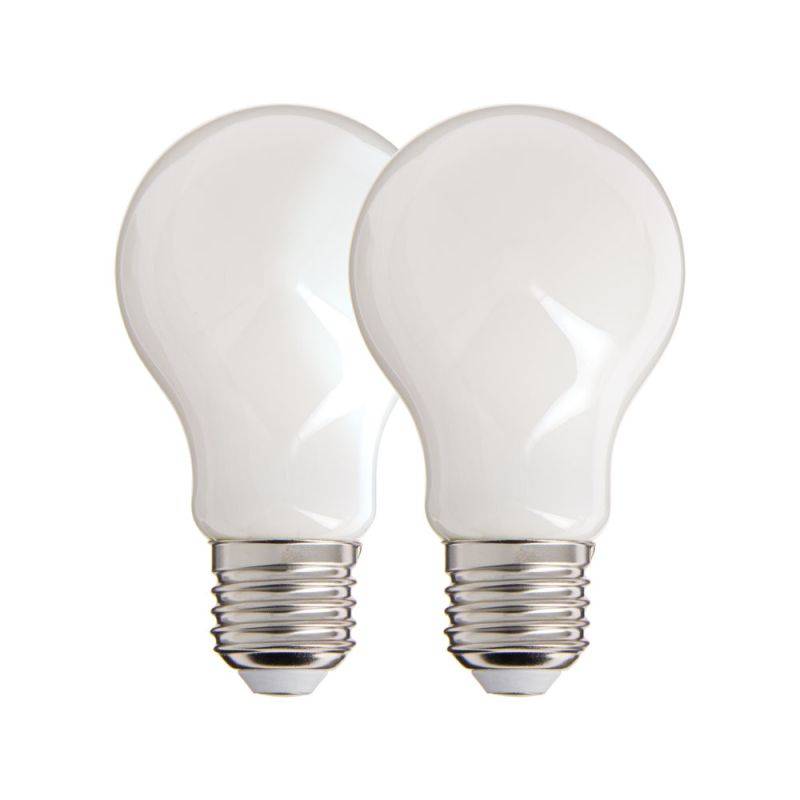 xanlite - Lot de 2 ampoules Filament LED A60 Opaque culot E27 806 Lumens équivalence 60W 2700K Blanc chaud - Image 6