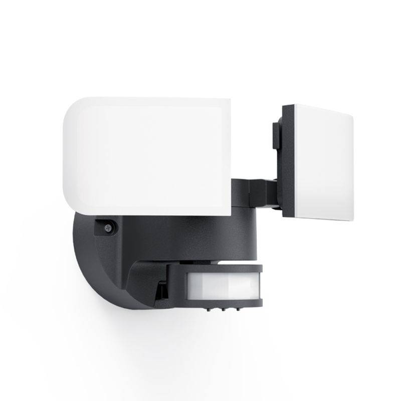 xanlite - Projecteur mural 2 têtes noir LED, IP44, 2800 Lumens, équivalence 170W, 6500K, Blanc froid - Image 2