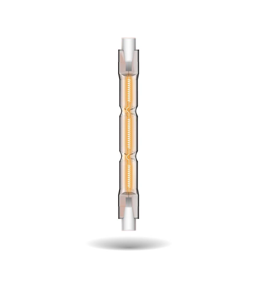 xanlite - Lot de 2 ampoules Halogène dimmables culot R7S 78mm 2216 Lum. équivalence 137W 2900K Blanc chaud - Image 2
