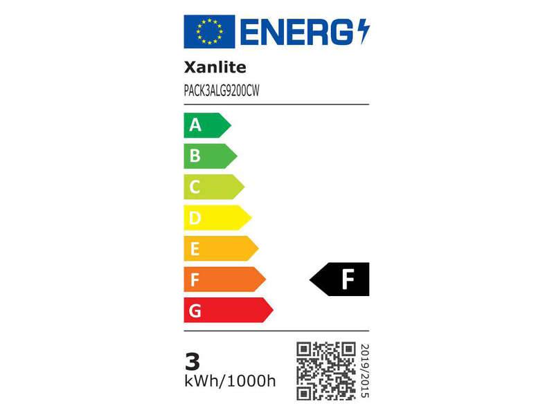 xanlite - Lot de 3 ampoules Filament LED, culot G9, 200 Lumens, équivalence 20W, 4000K, Blanc neutre - Image 1