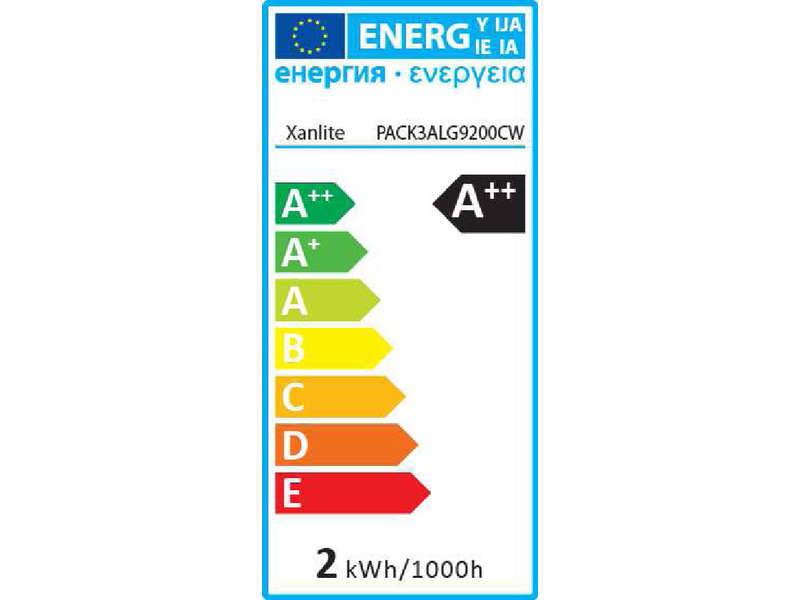 xanlite - Lot de 3 ampoules Filament LED, culot G9, 200 Lumens, équivalence 20W, 4000K, Blanc neutre - Image 2