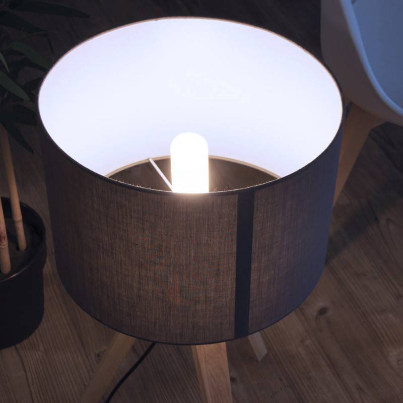 xanlite - Ampoule Filament LED Opaque T45, culot E27, 1055 Lumens, équivalence 75W, 4000K, Blanc neutre - Image 1