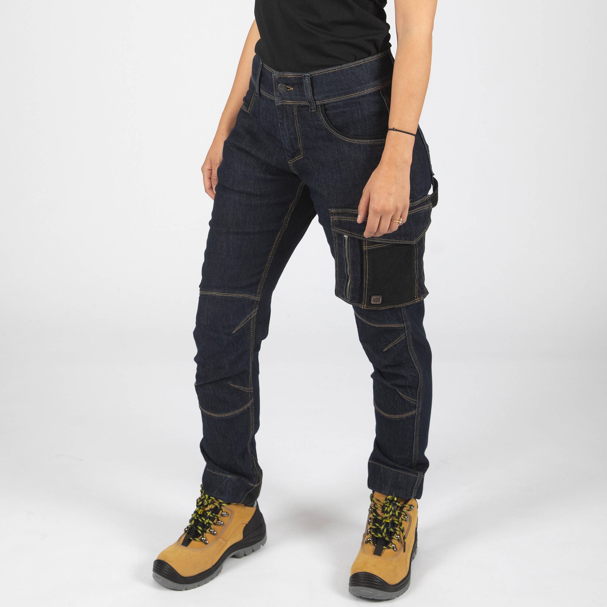 Nineworths - Pantalon de travail Nelly raw jean taille 40 - Nine Worths - Image 4