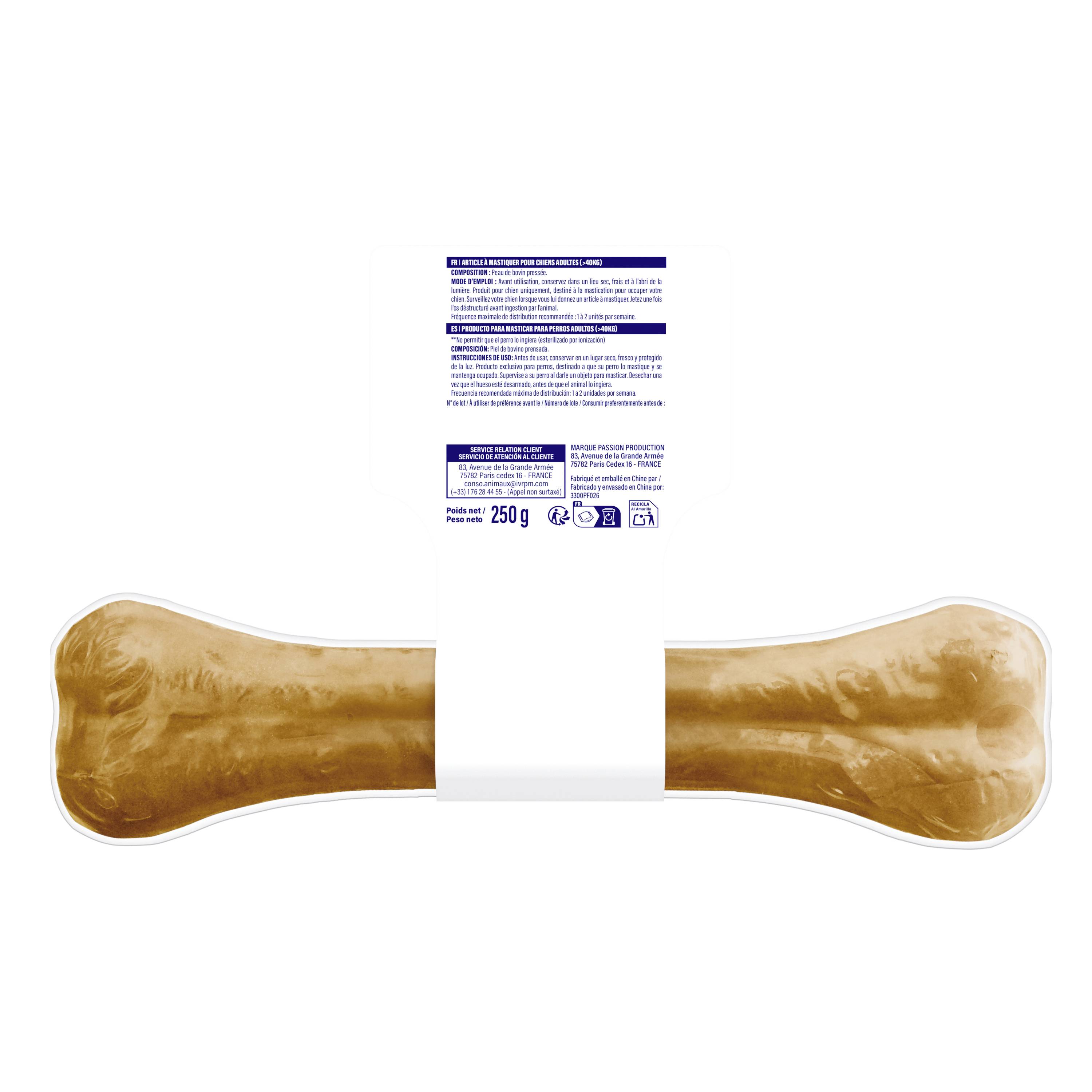 Marque Blanche et Economique - Os pressé pour chien de très grande taille - Image 2