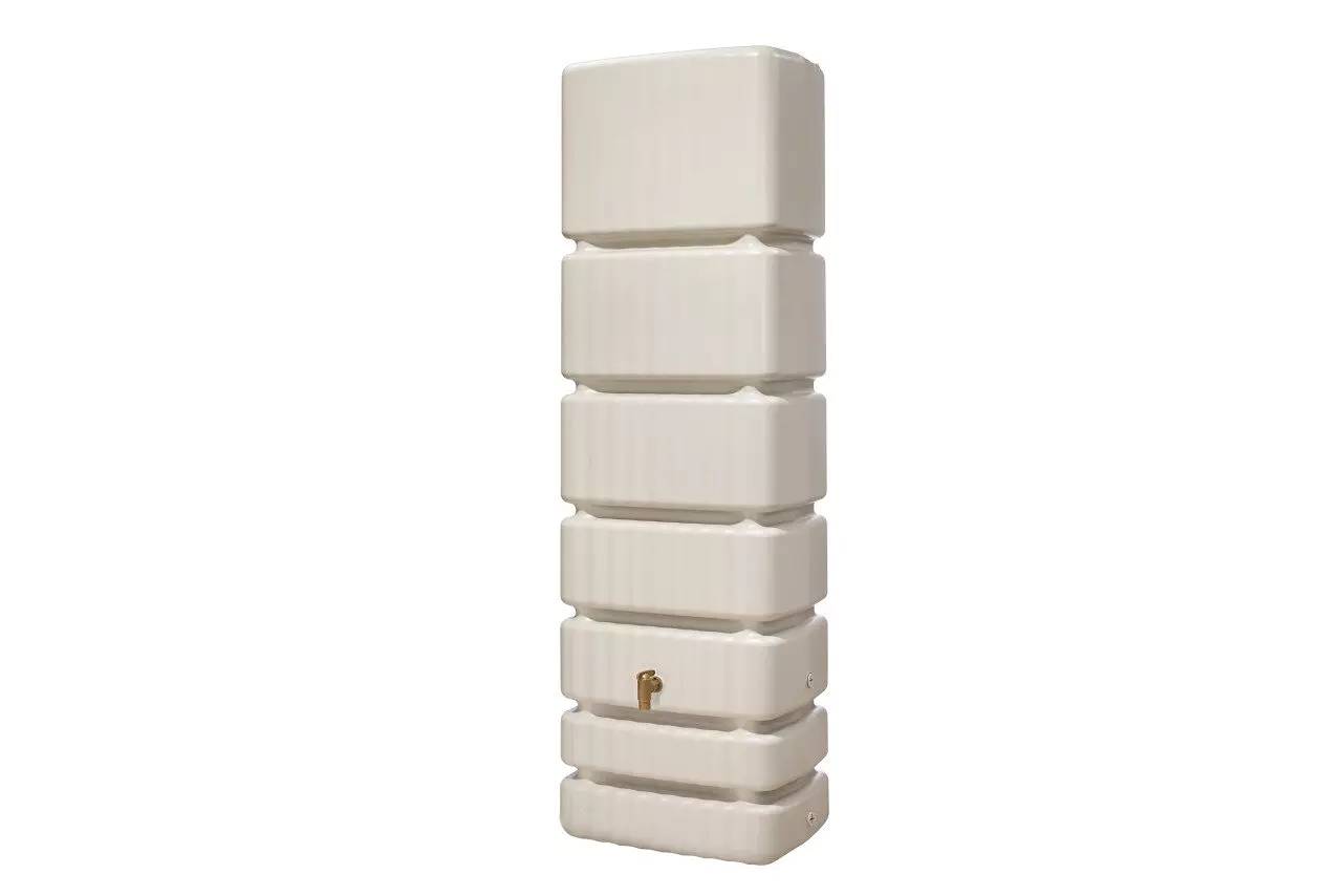 4Rain - Récupérateur d'eau de pluie mural 350L Slim beige sable - 4Rain - Image 2