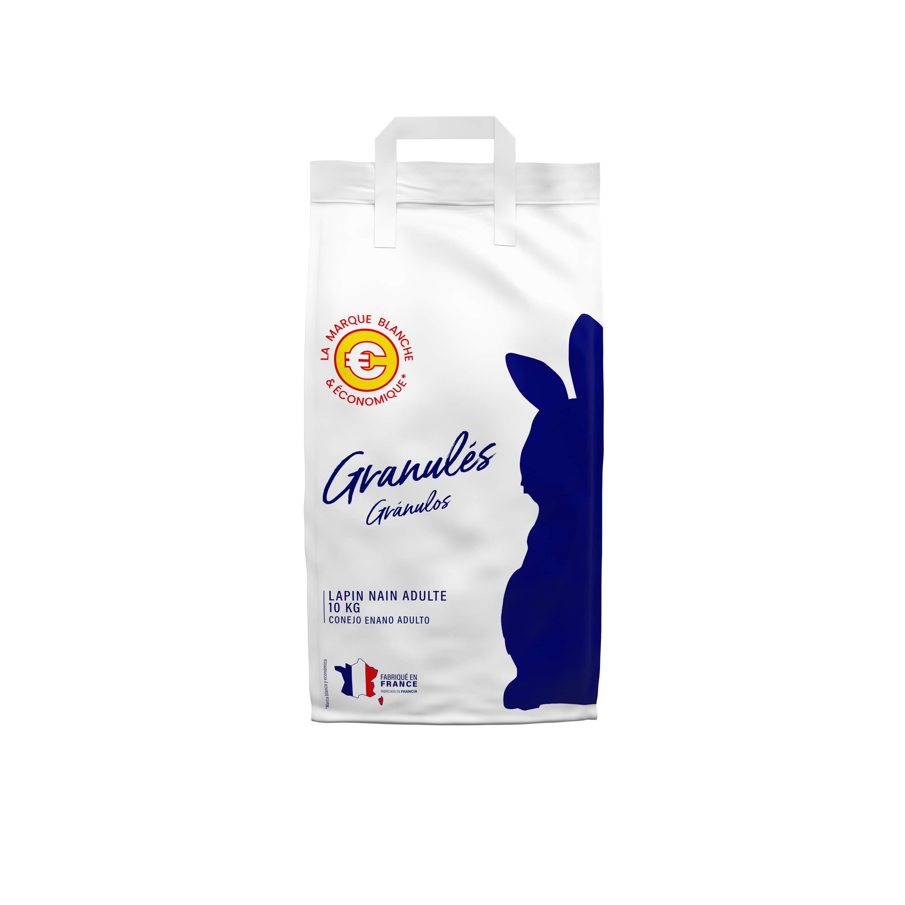 Marque Blanche et Economique - Aliment complet pour lapins nains - 10 kg - Image 1