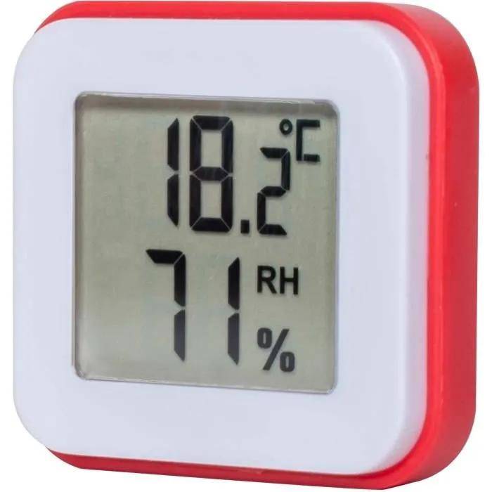 Stil - Mini thermomètre hygromètre électronique plastique blanc L.46 l.44 - Stil - Image 4