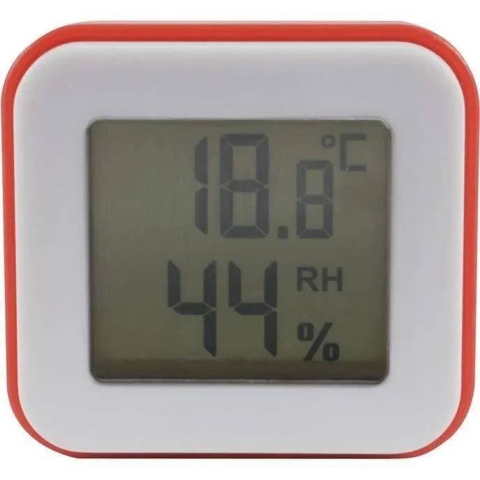 Stil - Mini thermomètre hygromètre électronique plastique blanc L.46 l.44 - Stil - Image 2