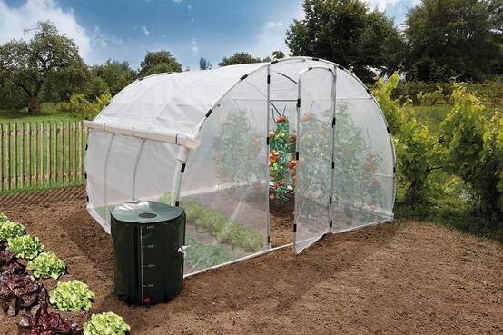 Nortene - Serre avec gouttière latérale L. 3 x l. 3 x H. 2 m Aqualia - Nortene - Image 1