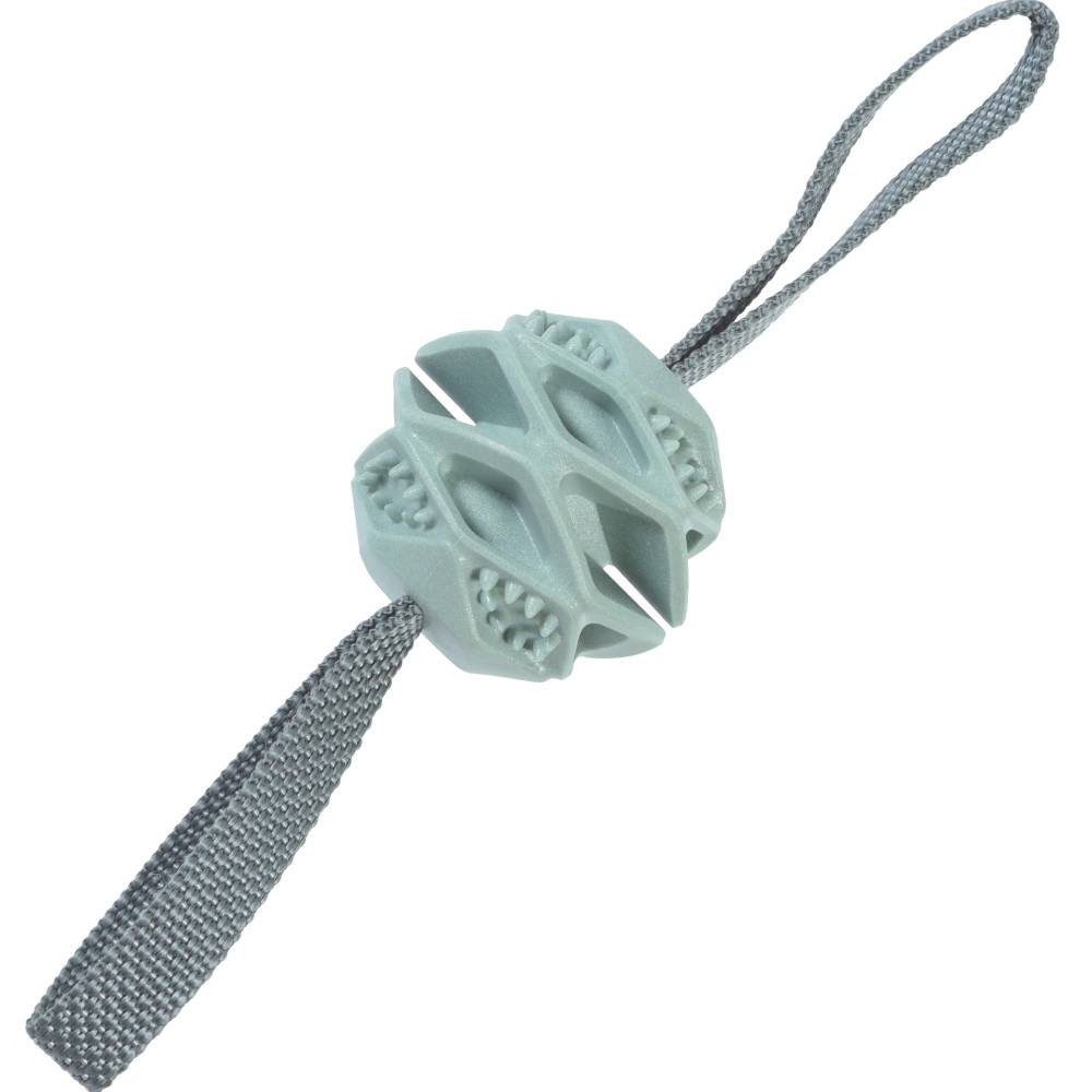 Jouet balle TPR cache friandises kaki Ø7.8xL31.5 cm - Zolux - Image 1