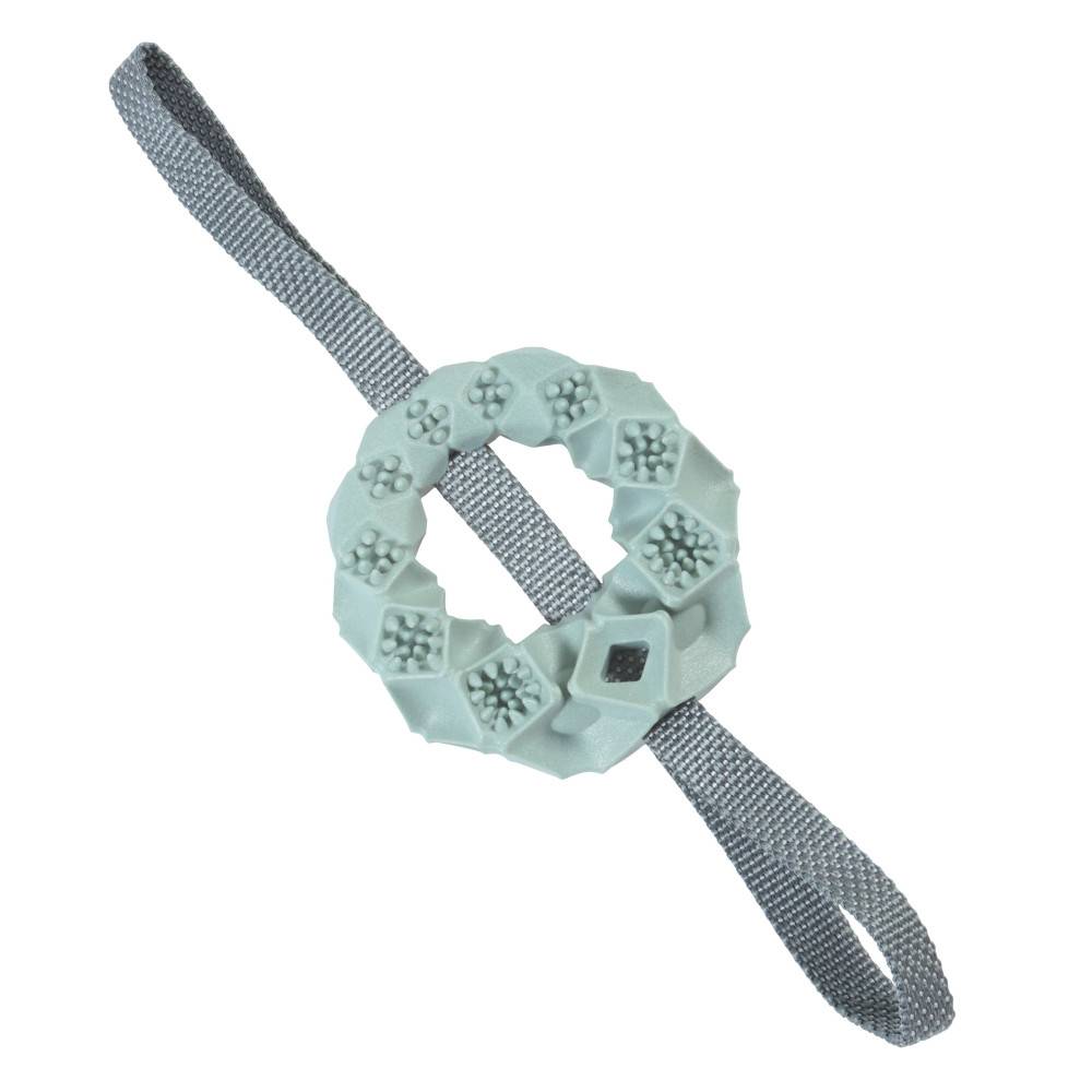 Jouet cercle TPR cache friandises kaki Ø12x36 cm - Zolux - Image 2