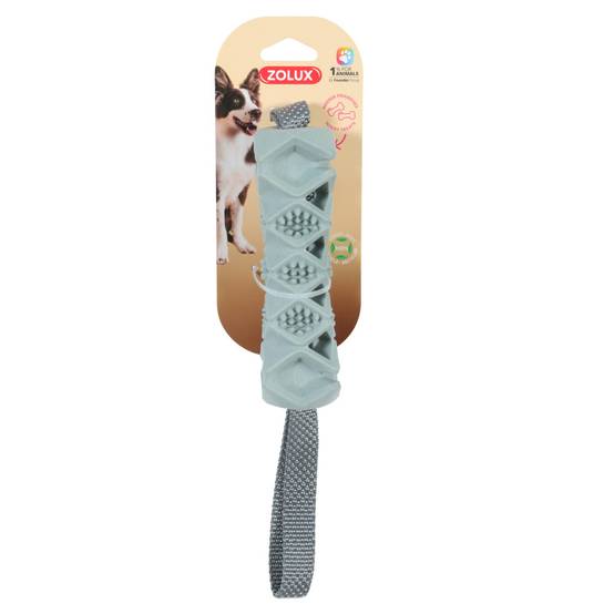 Jouet os TPR cache friandises pour chien kaki L.38.5 cm - Zolux - Image 3