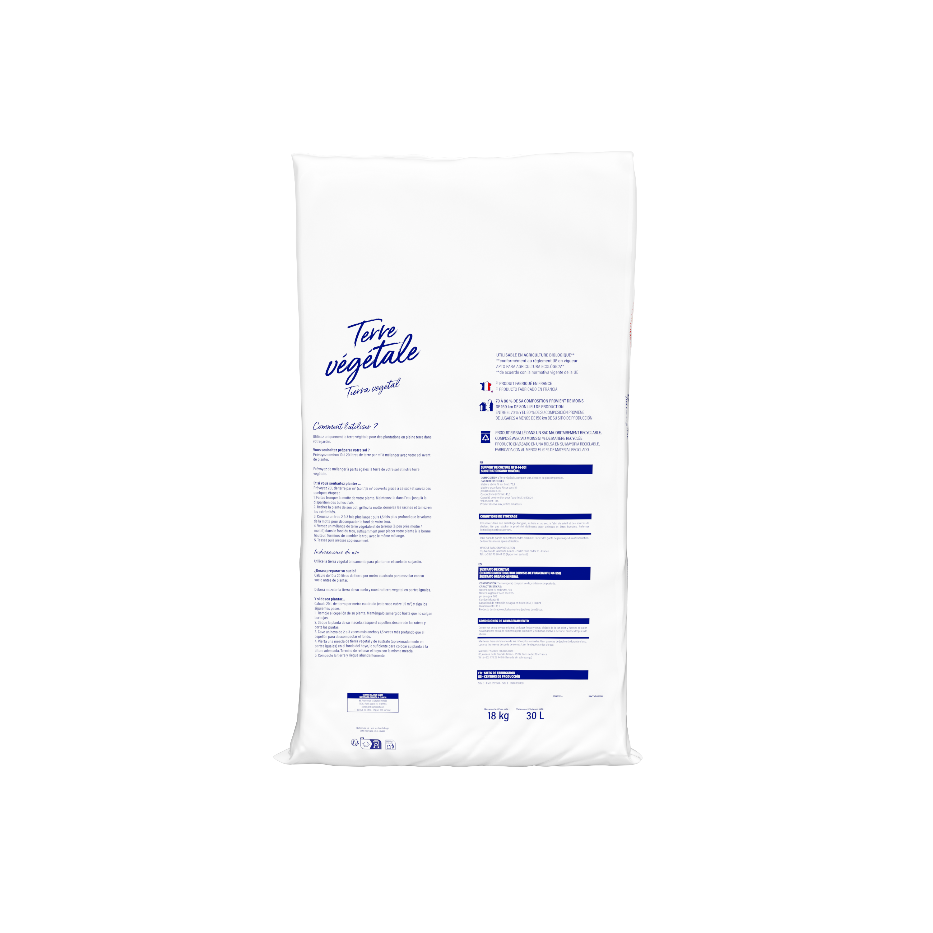 Marque Blanche et Economique - Terre végétale 30L - Image 2