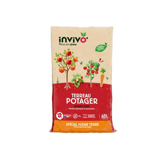 Invivo Nous On Sème - Terreau potager pleine terre 60 L - INVIVO Nous on sème - Image 3