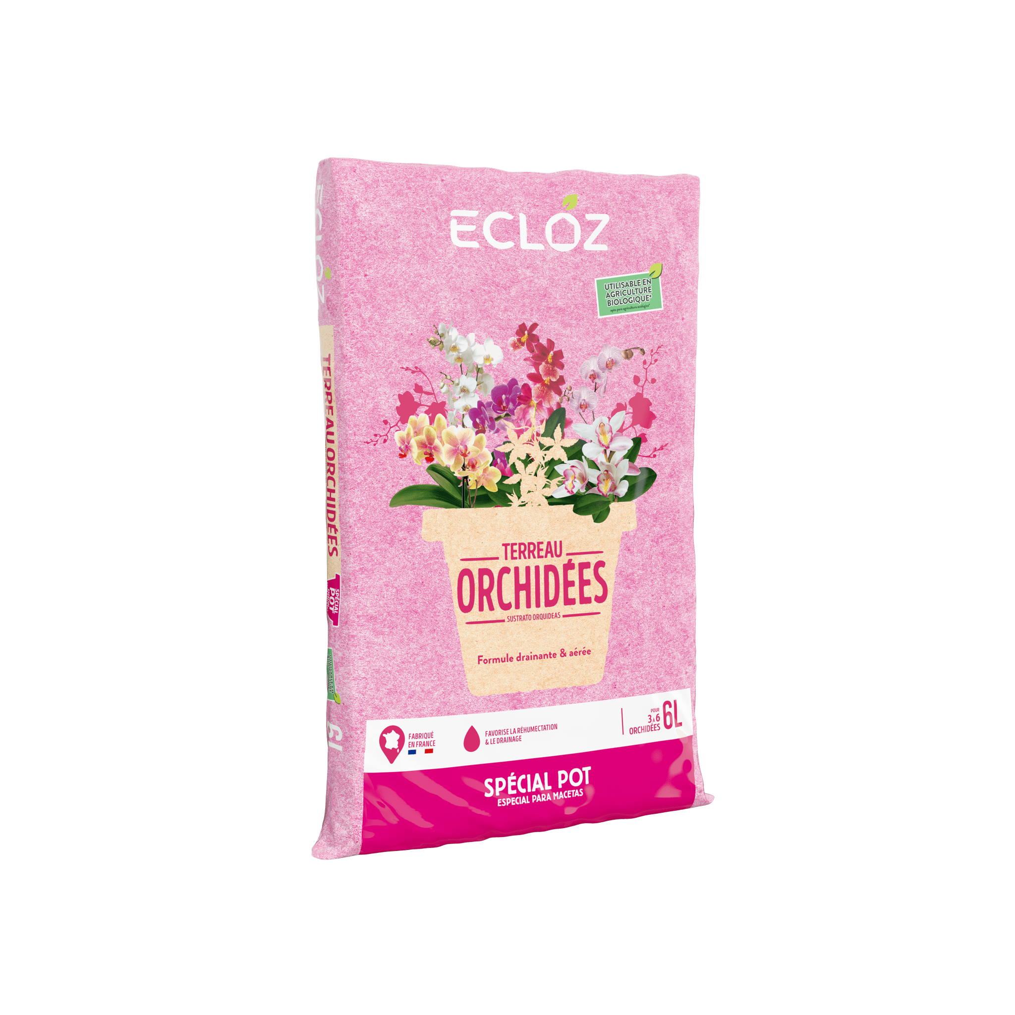 Ecloz - Terreau orchidées 6L - ECLOZ