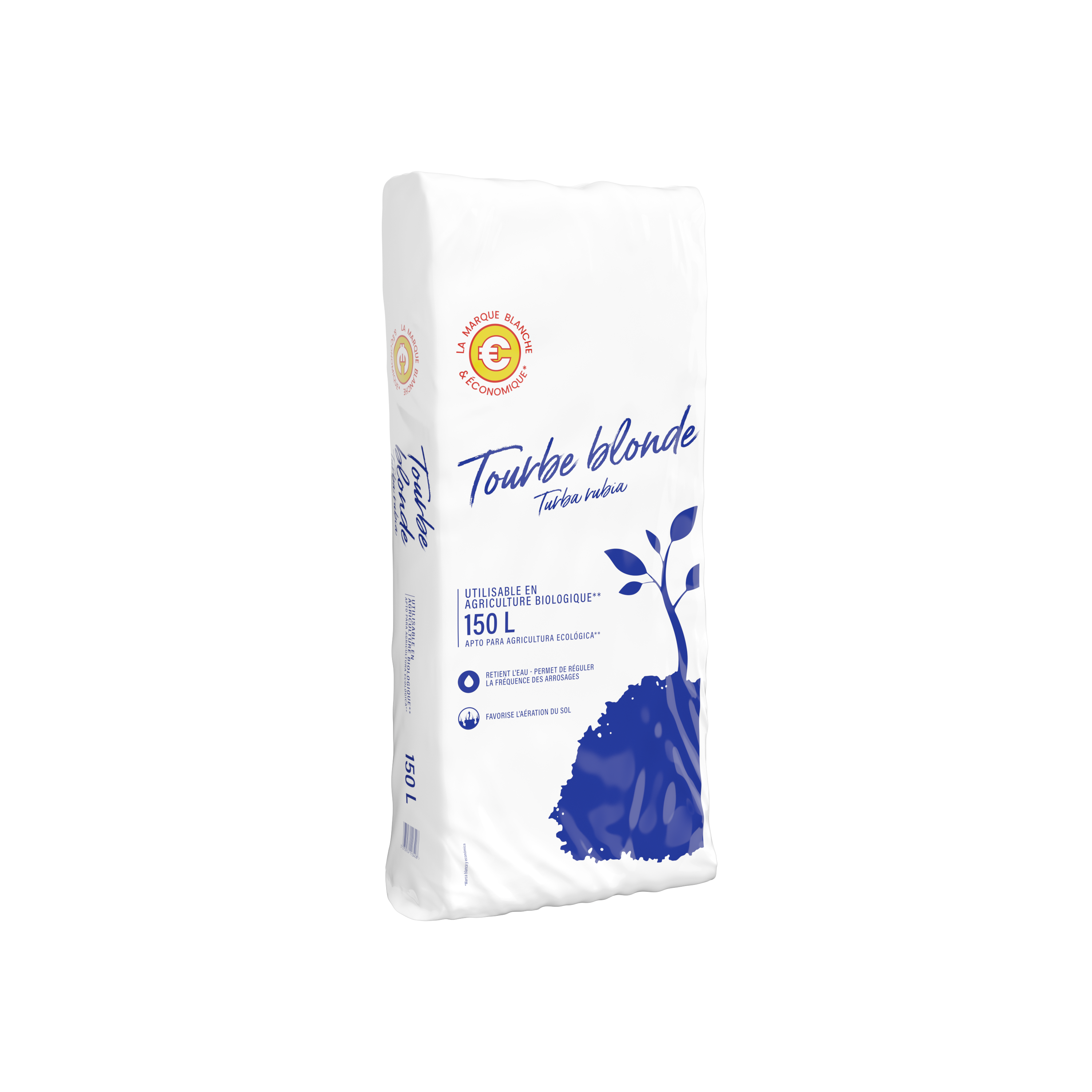 Marque Blanche et Economique - Tourbe blonde - 150 L - Image 2