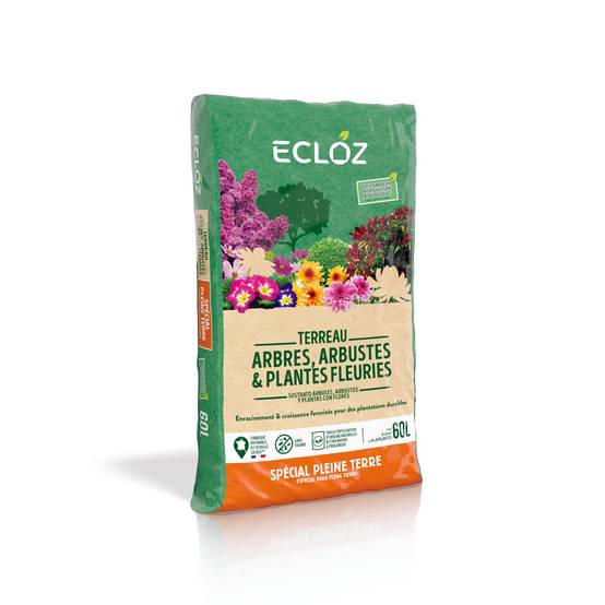 Ecloz - Terreau arbustes pleine terre 60 L - ECLOZ - Image 1