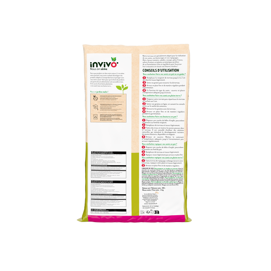 Invivo Nous On Sème - Terreau semis bouturage 40L - INVIVO Nous on sème - Image 3