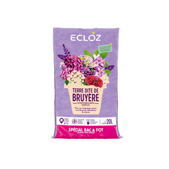 Ecloz - Terre dite de bruyère contenant 20L - ECLOZ - Image 2
