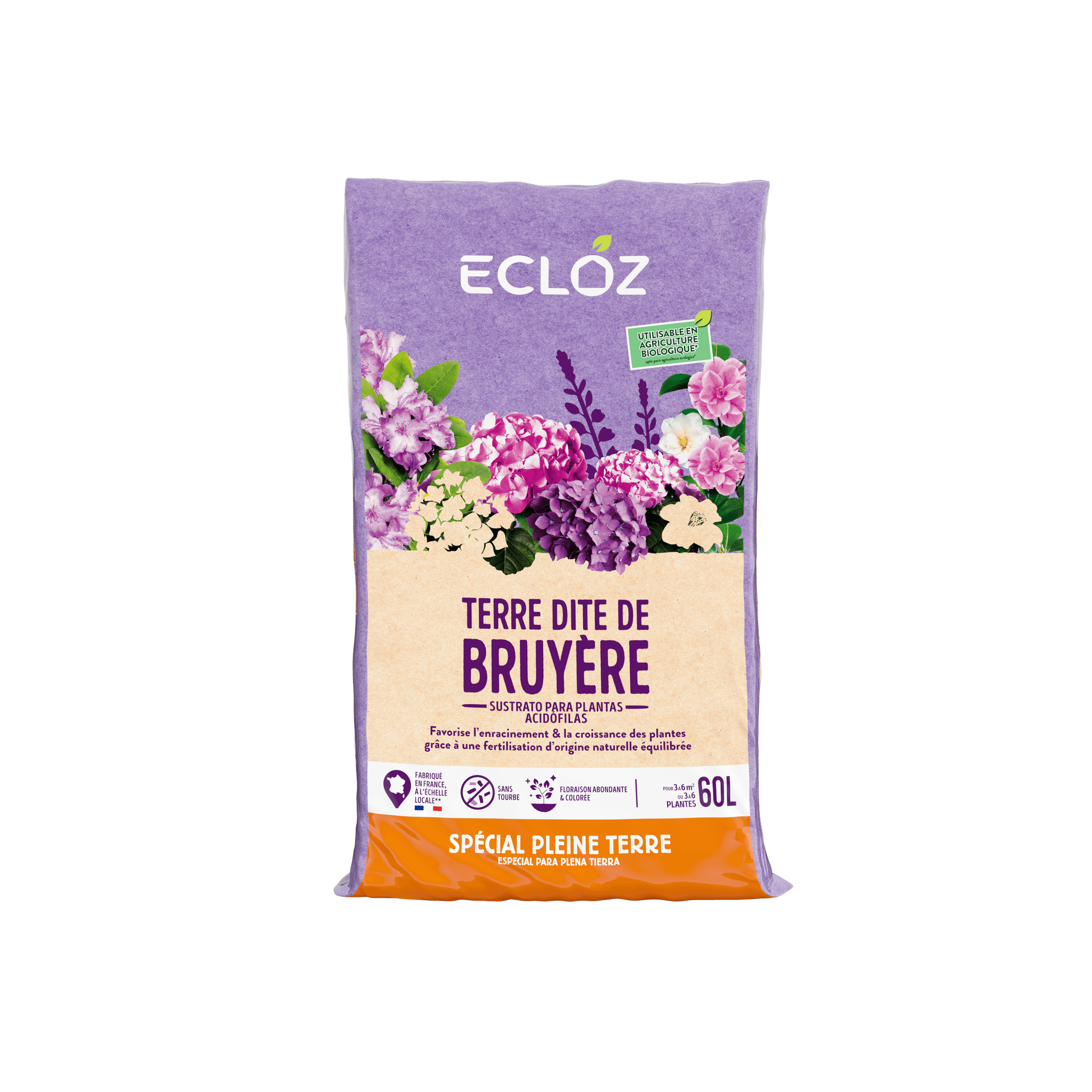 Ecloz - Terre dite de bruyère pleine terre 60 L - ECLOZ - Image 3