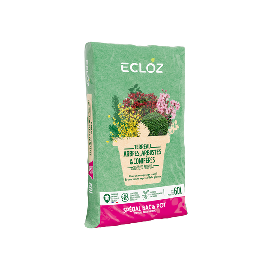 Ecloz - Terreaux arbres arbustes conifères contenant 60 L - ECLOZ - Image 1