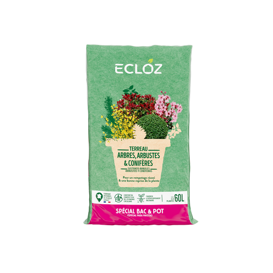 Ecloz - Terreaux arbres arbustes conifères contenant 60 L - ECLOZ - Image 3