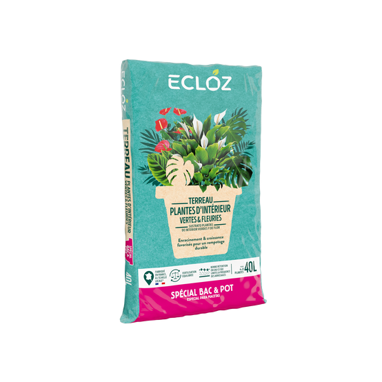 Ecloz - Terreau plantes vertes et d'intérieur 40L - ECLOZ - Image 1