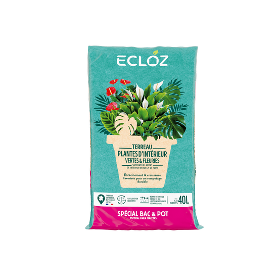 Ecloz - Terreau plantes vertes et d'intérieur 40L - ECLOZ - Image 2