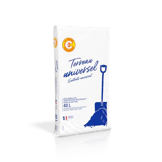 Marque Blanche et Economique - Terreau universel pleine terre 40L - Image 1