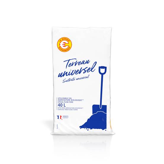 Marque Blanche et Economique - Terreau universel pleine terre 40L - Image 3