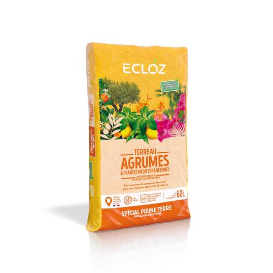 Ecloz - Terreau plantes méditérranéennes pleine terre 60L - ECLOZ - Image 1